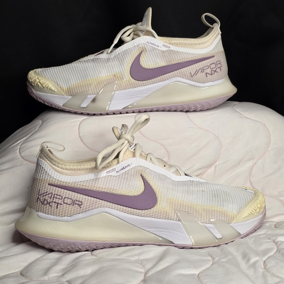 Nike Court React Vapor NXT White Amethyst Wave Women's Size 9 - Picture 3 of 8